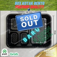 kotak bento kotak nasi tray bento 4 sekat tebal