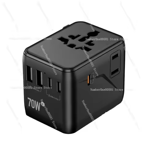 70W Travel Adapter Worldwide Universal All in One International Power Plug With USB Port