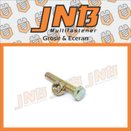 50 PCS - Baut Mur Kuning M6 x 25 Kunci 10 Drat 1.00