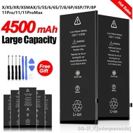 2022 High Capacity Zero-cycle Phone Battery For Apple 5 S SE 6 S 7 8 Plus 10 X Xr Xs Max Replacement Batteries For IPhone 6S adwqeasasda