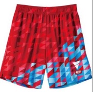【💥日本直送 】 VICTAS 乒乓球 比賽短褲 男女通用 紅色配藍色 2XS-4XL