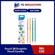 Deli 2B Graphite Pencil Comiko - C011-2B