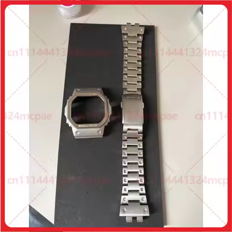 Titanium Alloy Bezel & Strap for Casio G-Shock GMWB5000 & B5000, 72g, Adjustable