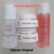 Promo Paket I'M Beauty Whitening Glow Isi 4 (Dengan Sunscreen Wx) Im