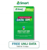 Smart Bro Prepaid DATA SIM with UNLI data 15 days (for Smartphone Tablet Modem Pocket WiFi)