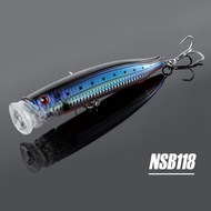 Noeby เหยื่อล่อปลาปอปเปอร์ด้านบน [ZKWDSS] 100 120 150มม. Wobbler ประดิษฐ์แข็งป้อนอาหารป๊อปเปอร์สำหรั