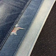 Jeans jacquard bercorak warna-warni yang laris, jeans yang boleh dicuci, jaket dan seluar lelaki dan
