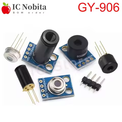 GY-906 MLX90614ESF BAA BCC DCI Non-Contact Infrared Temperature Sensor Module -55°C~+500°C I2C Outpu
