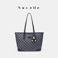 Nucelle Duck Totte Bag Womens Commuter Large Capacity Single Shoulder Bag Fashionable Waterproof Zip