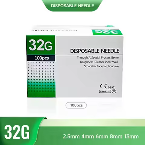100pcs/BOX 27G -34G DisposableMesotherapyNeedle30G4mm32/34/29Geyelid tool
