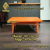 KAYU Guest table 110 x 60 cm wooden lesehan table coffee table laptop computer table