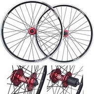 Mountain Bike Rims Wheel, Bicycle Wheelset 26 Inch Bicycle,Wheelset Double Wall Quick Release Rim V-Brake Disc Brake 7-8-9-10 Speed,32Holes