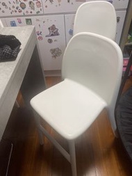 IKEA 兒童白色塑膠椅