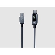 🎁附送精美禮物|✅行貨|✅有單據|✅門市自取/寄貨|✅買滿($788)即可🚚免費送貨|  Ego CCRT2 Wiry Max2 100W C to C 即時速度顯示充電線 (2.5米 :$79)  