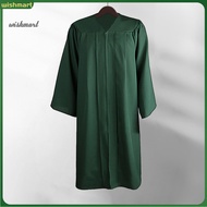 [WM]  V-neck Graduation Robe Set Academic Gown Hat Set 3pcs Graduation Gown Set for Adults – Unisex 