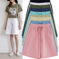 OUMOWEI Women's 5-Point Pants - Loose-Fit Shorts for Summer