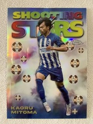 (三笘薰) 2023-24 Topps Chrome UEFA Club Competitions 1998 Topps Chrome Shooting Stars Kaoru Mitoma #球星卡