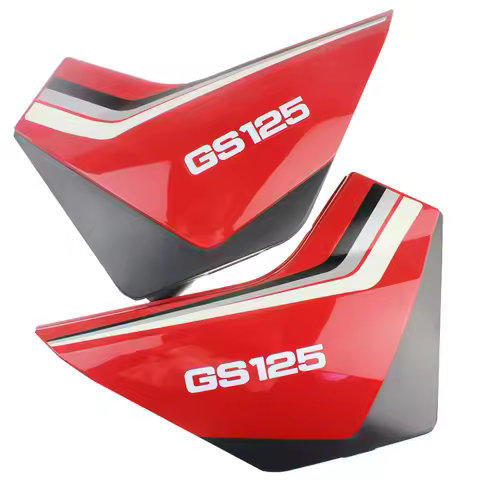 Motorcycle Battery & Tool Side Panels for Suzuki Haojue Qingqi GS125 HJ125 QS125 GS 125cc Plastic Fa