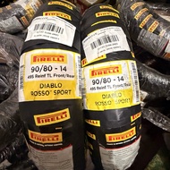 pirelli rosso sport Tire 90/80-14(Year 21)