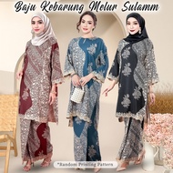 MELUR KURUNG PREMIUM Baju Kebarung Baju Labuh Batik Kedah Moden Sesuai Untuk Nikah/Tunang Baju Raya 