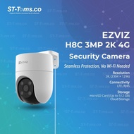 Ezviz H8C 3MP 4G 2K Pan & Tilt 4G Security Camera CCTV With Sim Card Connectivity