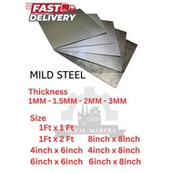 MILDSTEEL SHEET/PLATE 1mm / 1.5mm / 2mm / 3mm (Papan Besi)