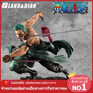 Langdian ผลิตภัณฑ์อย่างเป็นทางการ โมเดลวันพีช One Piece Ace โมเดลของเล่น PVC Action Figure Collectibles Toys 23cm POP Model เหมือนจริง (สามารถเปลี่ยนอิโมติคอนได้)