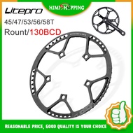 【READY STOCK】1PC Litepro Folding Bike 130Bcd Chainring 45 47 53 56 58T Sprocket with Guard Alloy Bic