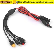 CHICORO  Panel Extension Cable, 1m Length MC4 to DC5521 7909 XT60 Female Connector  Wire, Connector 