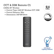 MiBoxer C1 Color Temperature Remote Control – 4-Zone CCT Wireless Controller