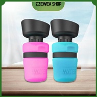 ZZEWEA SHOP Large Capacity Outdoor Storage Container Water Bottle Drinker Cat Slow Feeder Bowl Accompanying Cup Dog Water Bottle Puppy Food Dispenser Water Cup Pet Drinking Bottle