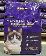 美兒小舖COSTCO好市多線上代購～Kirkland 雞肉及米配方 乾貓糧貓飼料(11.34kg/包)