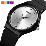SKMEI Top Brand Elegant Watch Ladies Casual Outdoor Sport Simple Quartz Clock Watch PU Ladies Charm Ladies Creative Women Watch