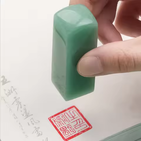 Custom Name Stamp Calligraphy Stone Seal Chinese English Kanji Hanko Name Seal Gift For Friend Teach