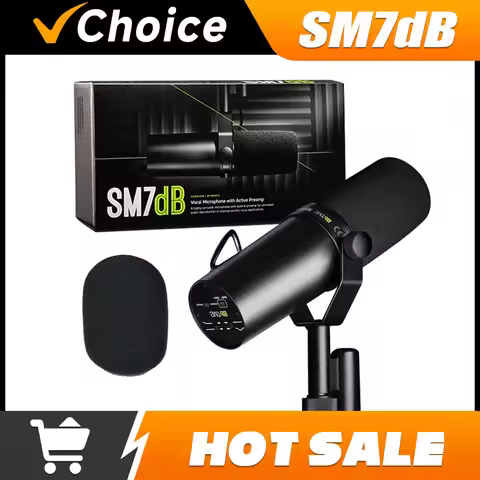 SM7dB Professional Dynamic Vocal Microphone with USB Connectivity for Podcasting Studio Recording Of