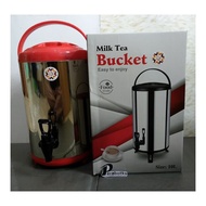 TERMOS Milk Tea Bucket Water Jug 10 Liter Stainless Steel Water Tank/ Drink jar Thermos Dispenser/