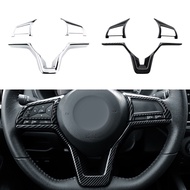 Car Steering Wheel Decoration Sticker Cover Trim for Nissan X-Trail T32 Qashqai J11 Kicks Teana Dual