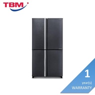 [Klang Valley Delivery Only] Sharp SJF821VMSS 4 Doors Fridge G700L PCI J-Tech Inverter Hybrid Coolin