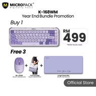 Micropack Lifestyle 3 Modes Mechanical Wireless Keyboard K-168WM