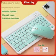 10 inch Wireless Bluetooth Keyboard Mouse Set Mobile Phone Tablet Keyboard for ipad Portable Mini i-Pad Game External Keyboard Android Huawei Universal