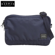 Porter Time 尼龍單肩包，男士，海軍藍，成色極佳，689-05940 [二手]