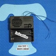 MESIN Melody esa 932f WALL CLOCK MACHINE WITH adzan SOUND