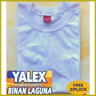 ☮ ▼ ∈ White - Yalex Plain Tshirt Round Neck Gold Label