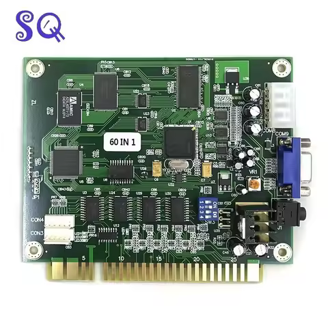 Jamma 60 in 1 Classical Game PCB for Tracking Ball Cocktail Arcade Machine UP Right Arcade Machine f