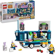 LEGO Despicable Me 4 Minions’ Music Party Bus 75581 Creative Building Toy for Kids, Fun Illumination