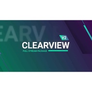 Clearview Stream Package  Overlay / Screen Theme / Widget Theme (STREAMLABS OBS / OBS Studio)