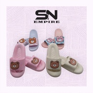 Home Slipper Thick Sole Flat Selipar Comfy Indoor (Bear) /Selipar Rumah Tapak Tebal Flat Selipar Sel