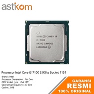 Intel i3 7100 3.9 GHz LGA1151 7th Gen Tray Processor