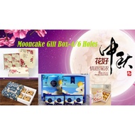 Malaysia Seller/4 Holes 50/65/76/80/100gm Mooncake Box/Cookies Muffin Box/Baking Container/Biscuits 