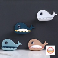 Whale Wall Sticker Soap Tray/Shelf